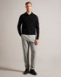 KAROLT-Knitwear-Ls Cashmere Cable Textured T Polo- Ted Baker Romania